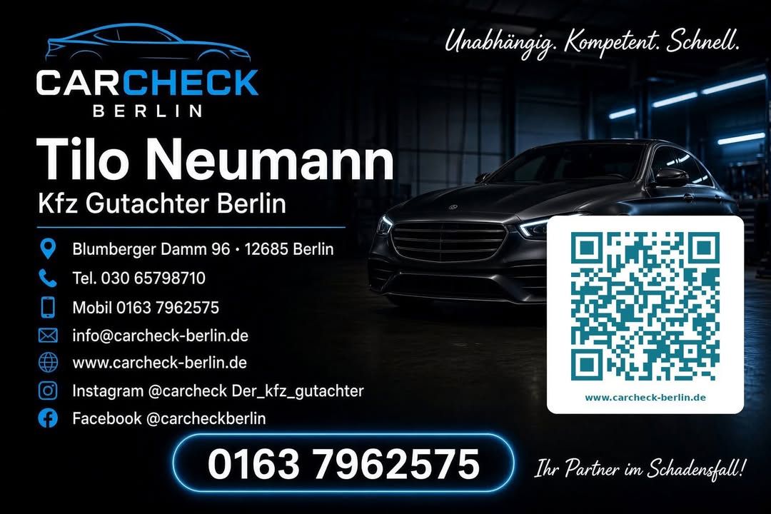 Foto zum Facebook-Beitrag von CARCHECK Berlin: #CarcheckBerlin