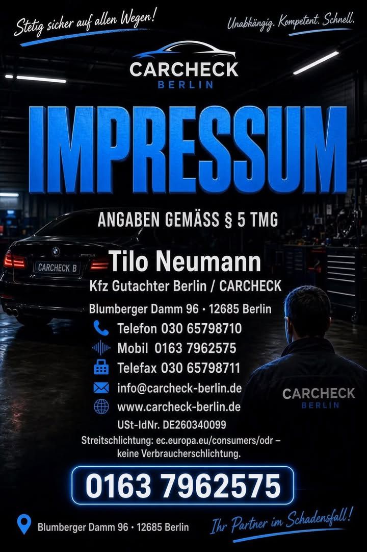 Foto zum Facebook-Beitrag von CARCHECK Berlin: #CarcheckBerlin
