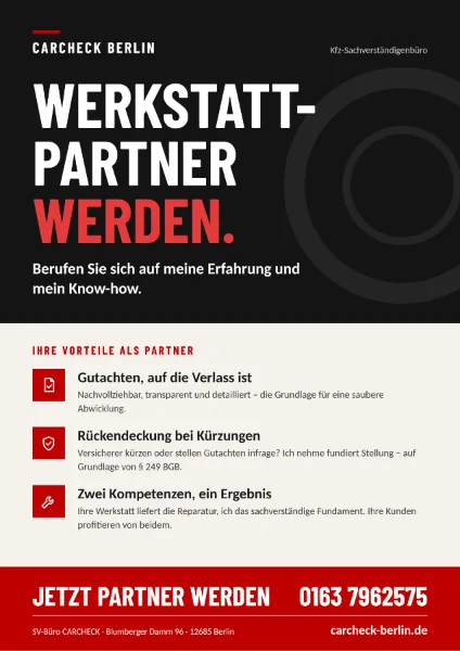 Vorschau: Flyer A4 – Werkstattpartner werden