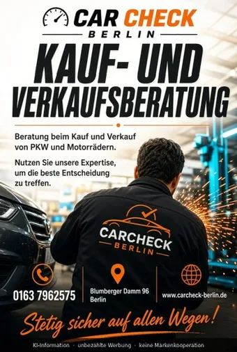 Vorschau: Kaufberatung verkaufsberatung pkw motorrad carcheck berlin