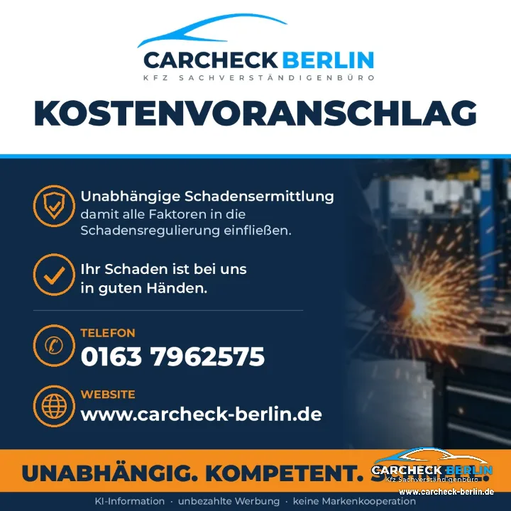 Kostenvoranschlag, Bundesweit